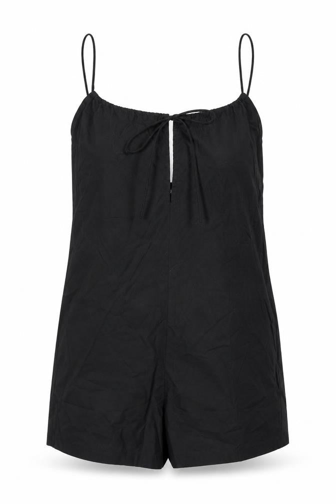 Womens UK Size M Zara One-Piece Black Playsuit