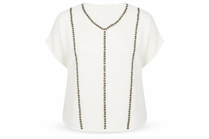 Womens UK Size 16 Nightingales White Basic Blouse