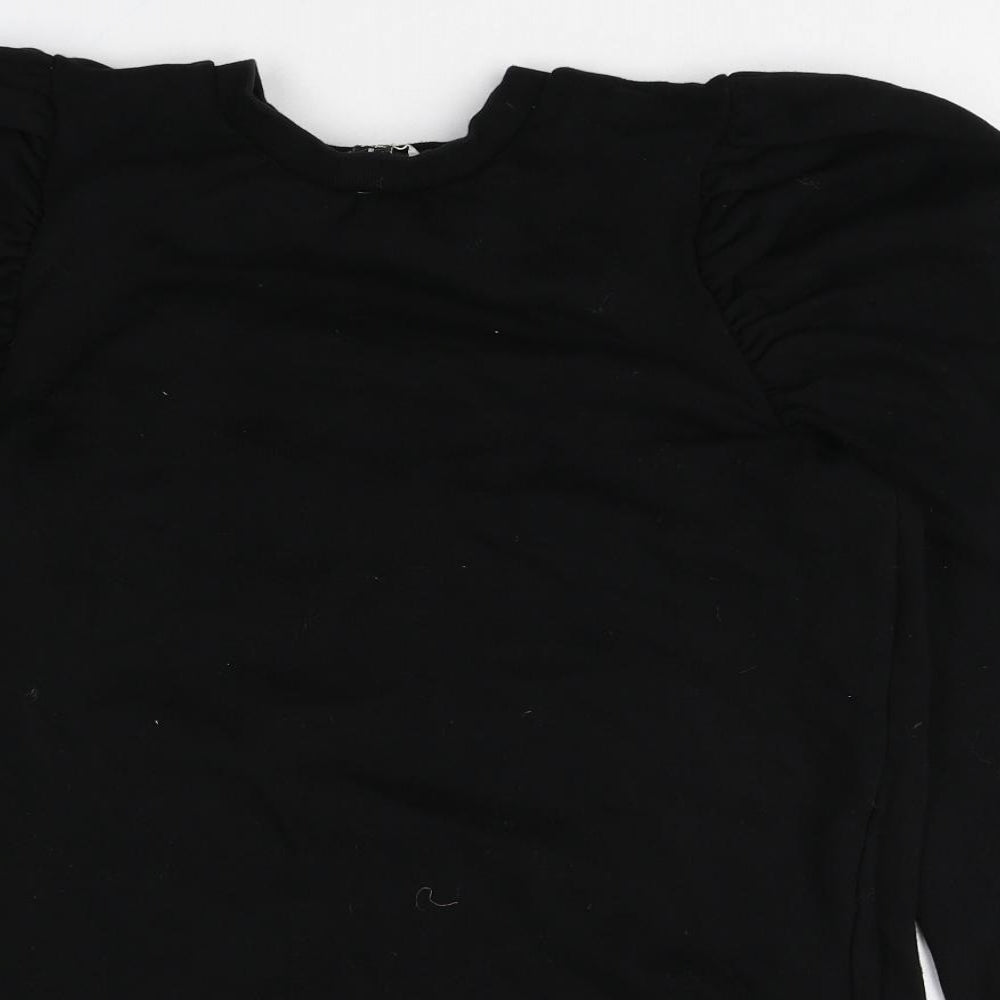 Womens UK Size 6 Miss Selfridge Black Pullover Jumper