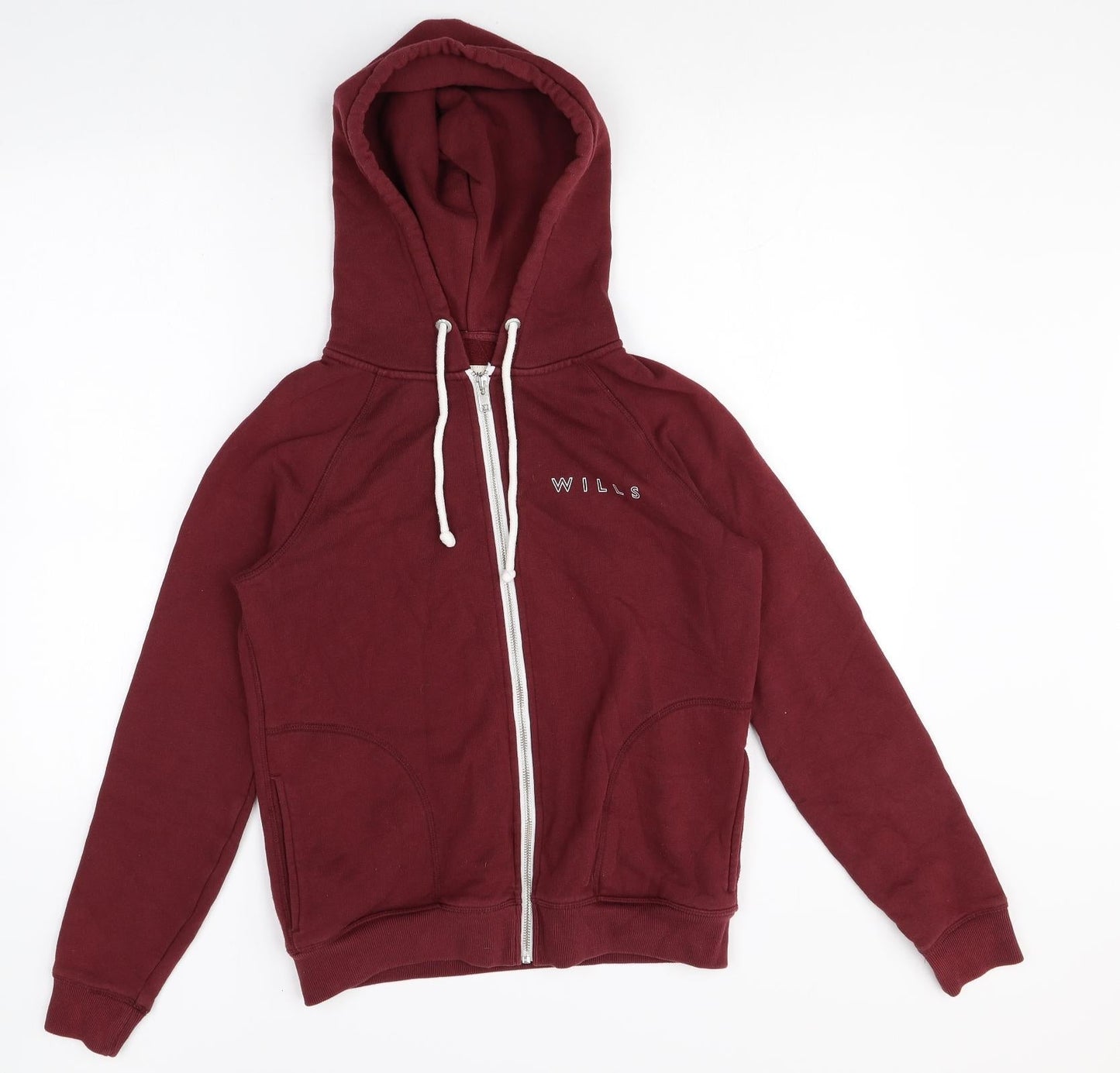 Womens UK Size 8 Jack Wills Purple Full Zip Hoodie
