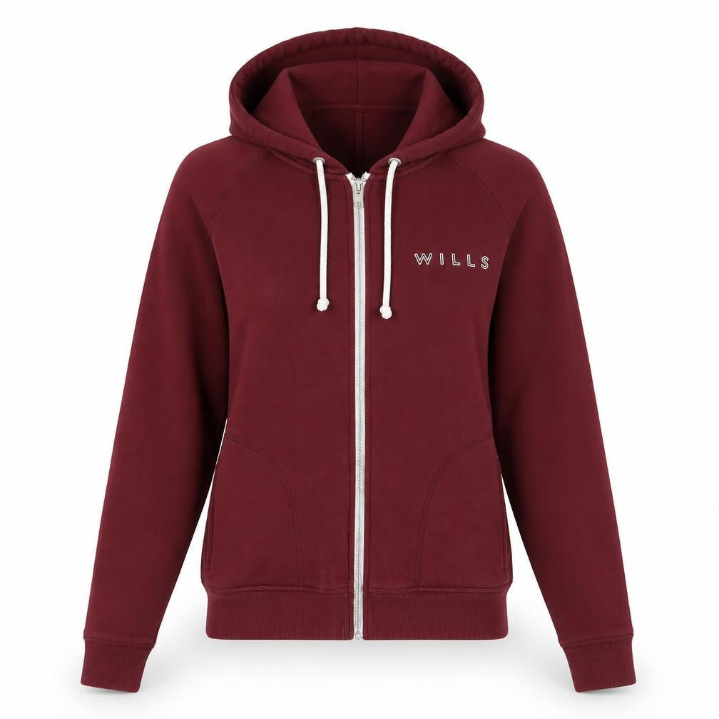 Womens UK Size 8 Jack Wills Purple Full Zip Hoodie