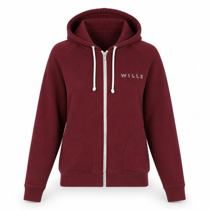 Womens UK Size 8 Jack Wills Purple Full Zip Hoodie