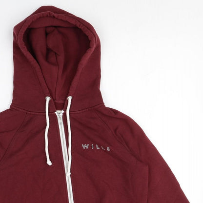 Womens UK Size 8 Jack Wills Purple Full Zip Hoodie