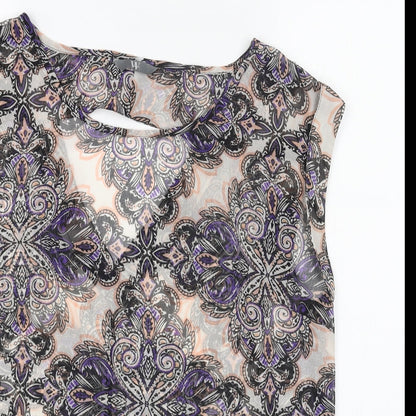 Womens UK Size 18 BHS Multicoloured Basic Blouse