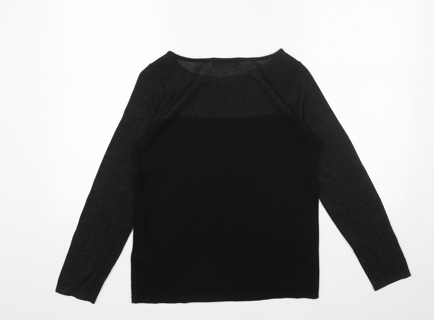 Womens UK Size 10 Marks and Spencer Black Pullover Jumper