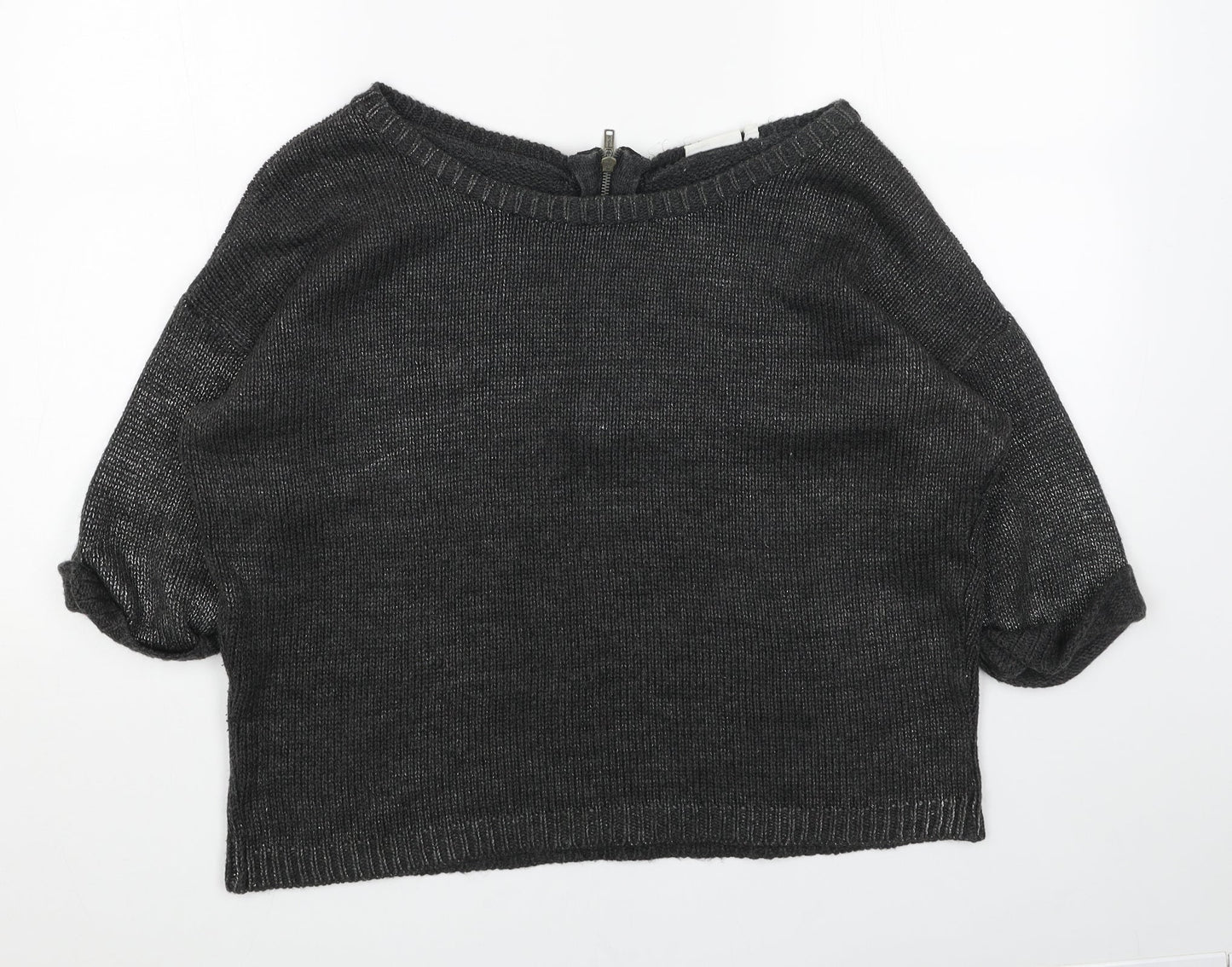 Womens UK Size 14 New Look Grey Pullover Jumper