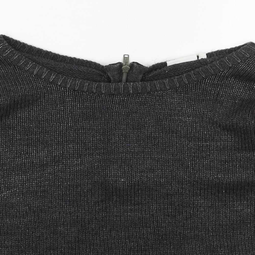 Womens UK Size 14 New Look Grey Pullover Jumper