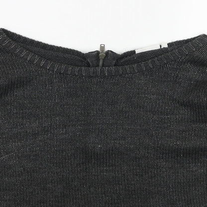 Womens UK Size 14 New Look Grey Pullover Jumper