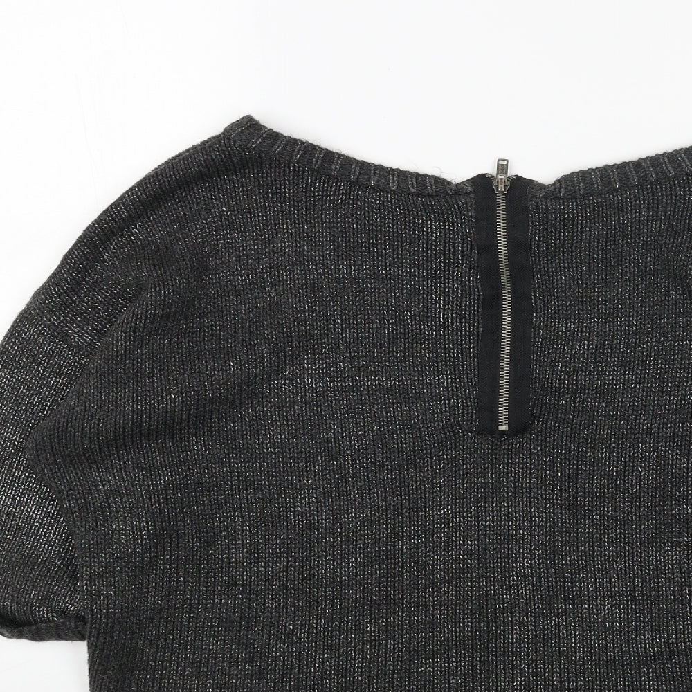 Womens UK Size 14 New Look Grey Pullover Jumper