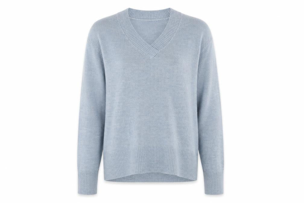 Womens UK Size 12 Marks and Spencer Blue Pullover Jumper
