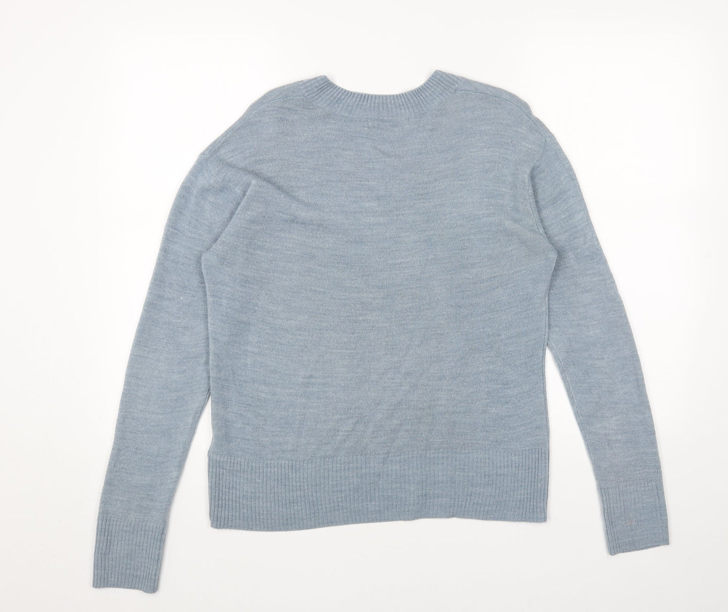 Womens UK Size 12 Marks and Spencer Blue Pullover Jumper