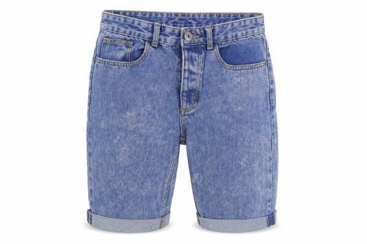 Mens UK Size 30 in Denim & Co. Regular Fit Biker Shorts