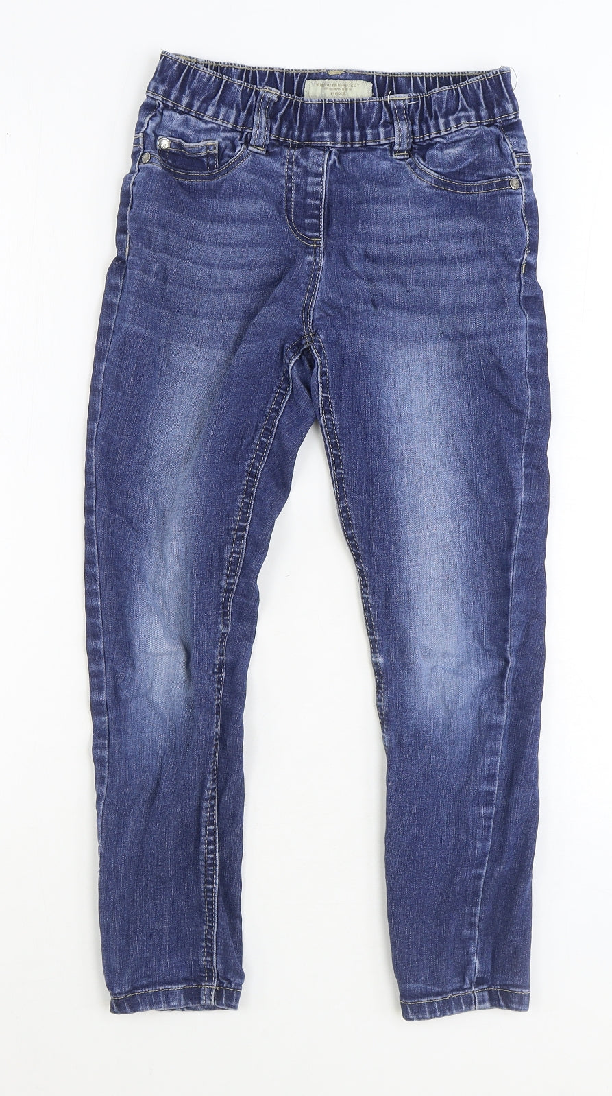 NEXT Boys Blue Cotton Skinny Jeans Size 9 Months Regular Pullover