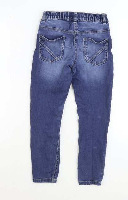 NEXT Boys Blue Cotton Skinny Jeans Size 9 Months Regular Pullover