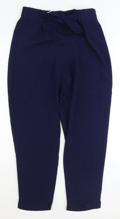 Womens UK Size 10 Dorothy Perkins Regular Fit  Blue Trousers