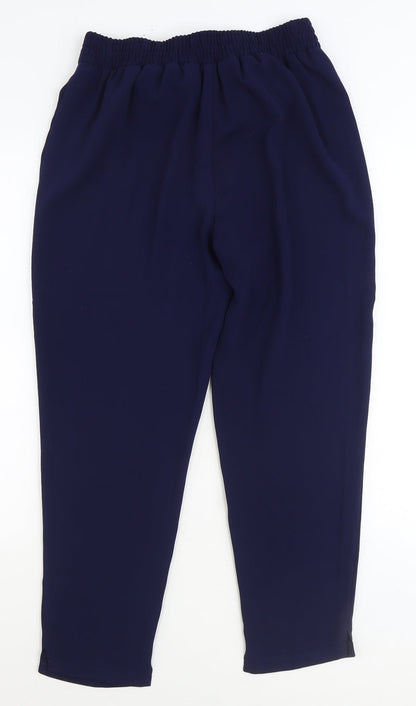 Womens UK Size 10 Dorothy Perkins Regular Fit  Blue Trousers