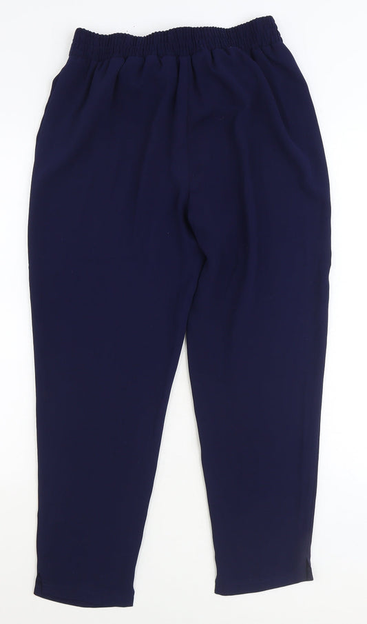 Womens UK Size 10 Dorothy Perkins Regular Fit  Blue Trousers
