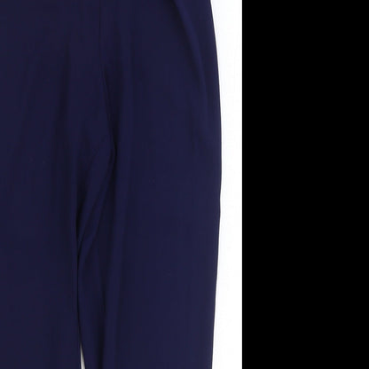 Womens UK Size 10 Dorothy Perkins Regular Fit  Blue Trousers