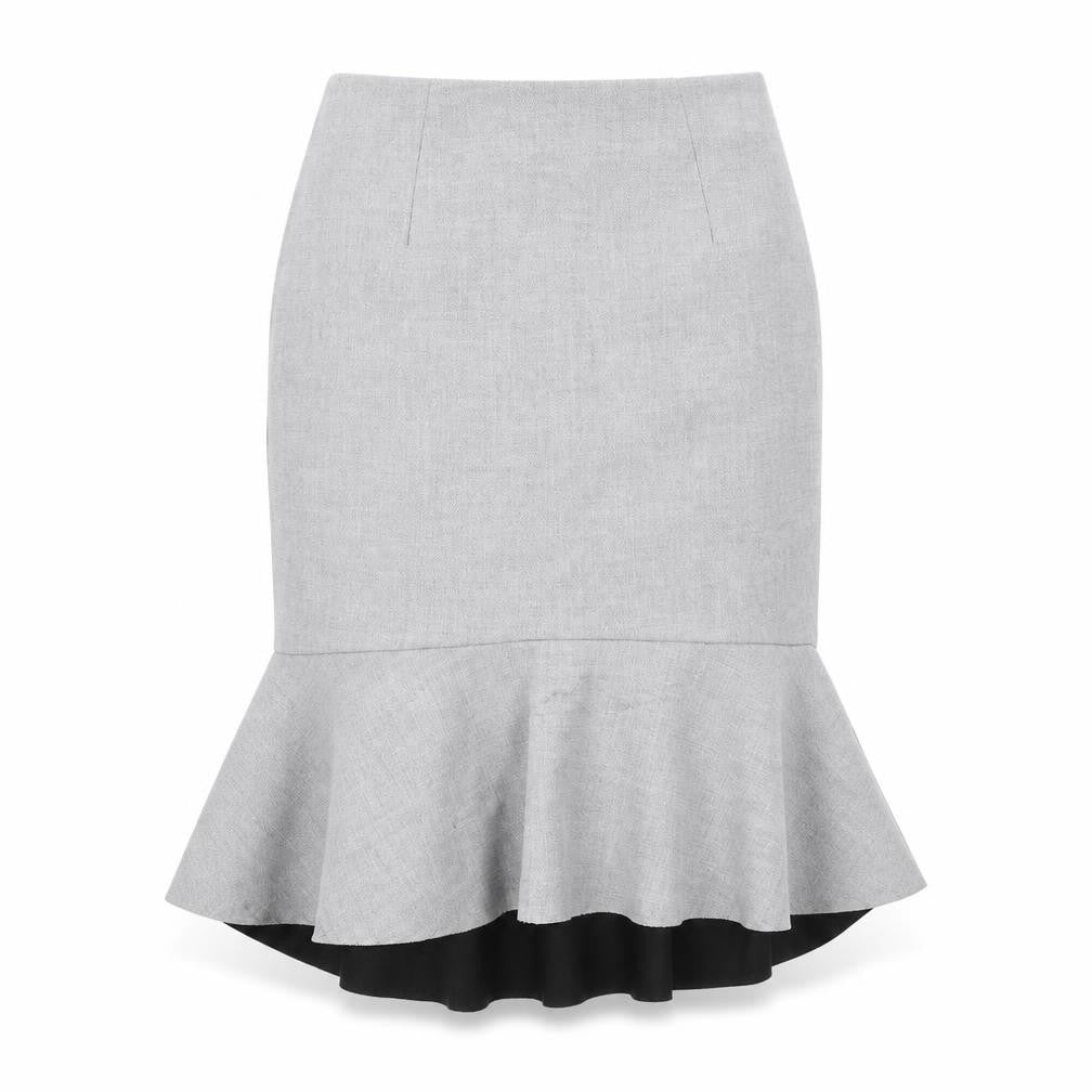 Womens UK Size 10 H&M Trumpet Jersey Skirt
