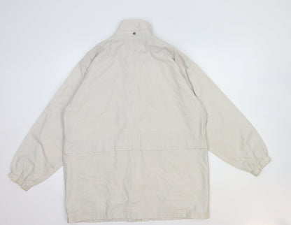 Buccini Womens White Jacket Size 8 Zip