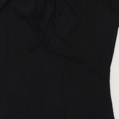 Womens UK Size S H&M Black Tunic T-Shirt