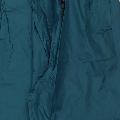 High Country Mens Green Nylon Rain Trousers Trousers Size L Regular Tie