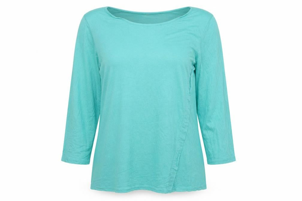 Womens UK Size XL Preworn Green Basic Blouse