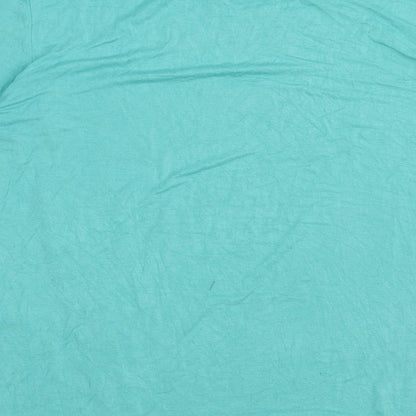 Womens UK Size XL Preworn Green Basic Blouse