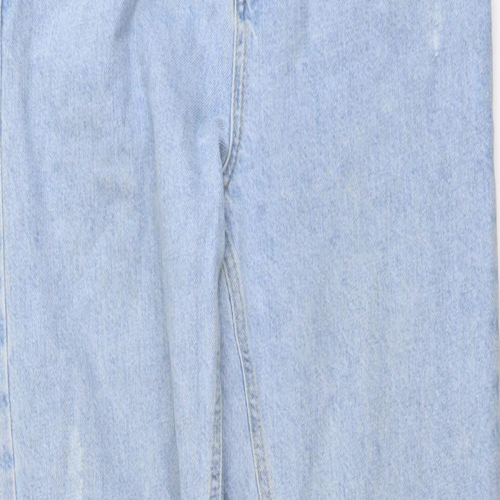 Denim & Co. Womens Blue Cotton Skinny Jeans Size 10 L30 in Regular Button