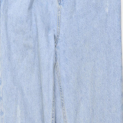 Denim & Co. Womens Blue Cotton Skinny Jeans Size 10 L30 in Regular Button