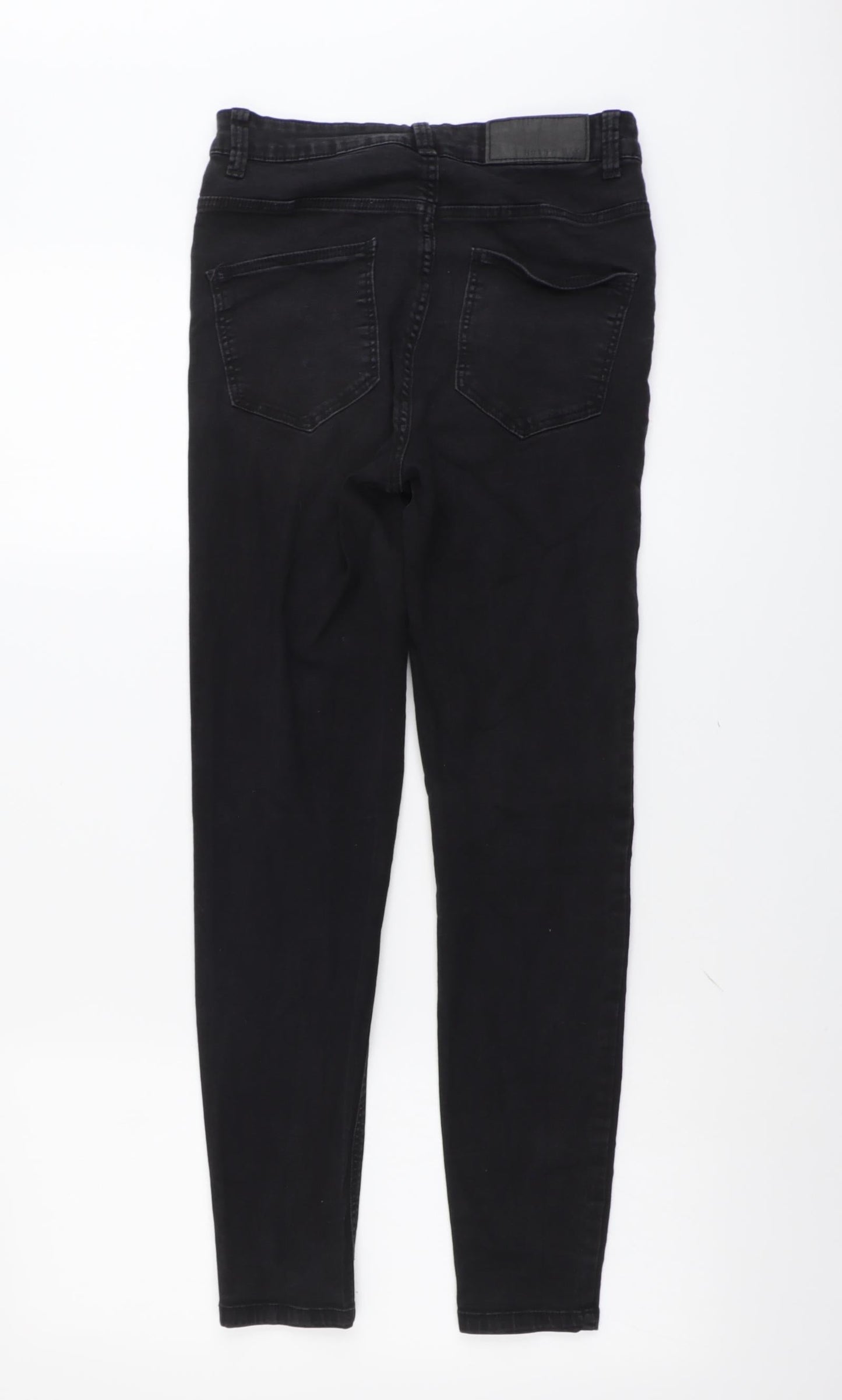 Noisy may Womens Grey Cotton Skinny Jeans Size 28 in L28 in Regular Button