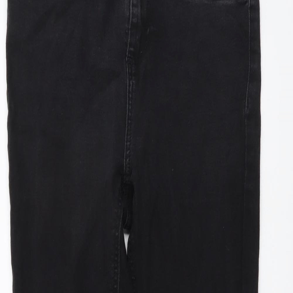 Noisy may Womens Grey Cotton Skinny Jeans Size 28 in L28 in Regular Button