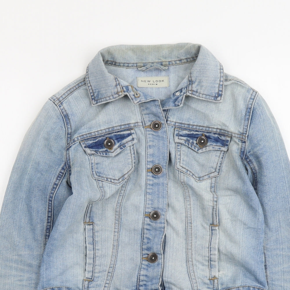 Womens UK Size 8 New Look Blue Jacket