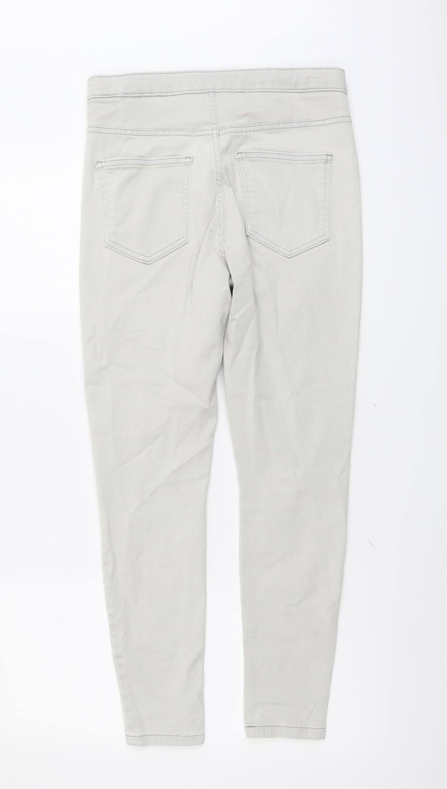 Womens UK Size 12 Marks and Spencer Regular Fit Skinny Beige Jeans