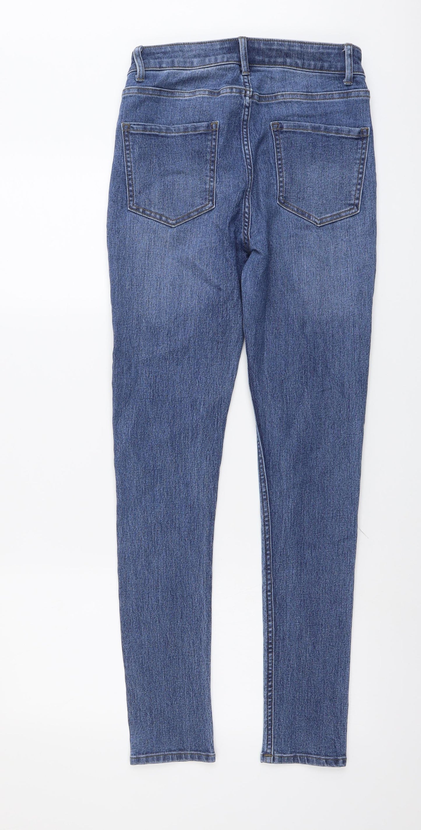 Womens UK Size 26 in Marks and Spencer Regular Fit Skinny Blue Jeans