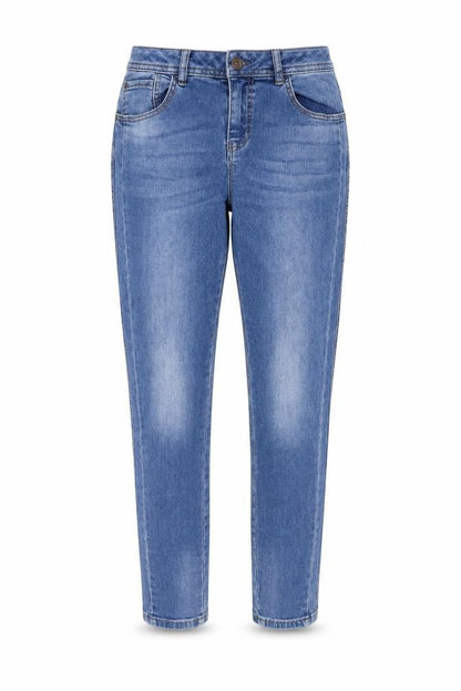 Womens UK Size M Only Regular Fit Tapered Blue Jeans