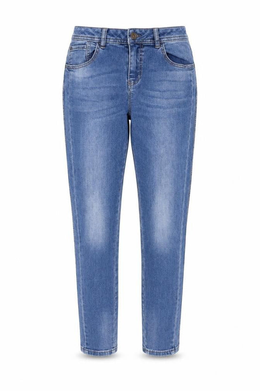 Womens UK Size M Only Regular Fit Tapered Blue Jeans