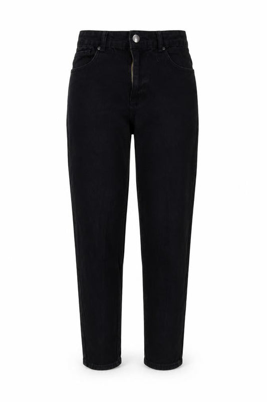 Womens UK Size 12 I SAW IT FIRST Regular Fit Tapered Black Jeans