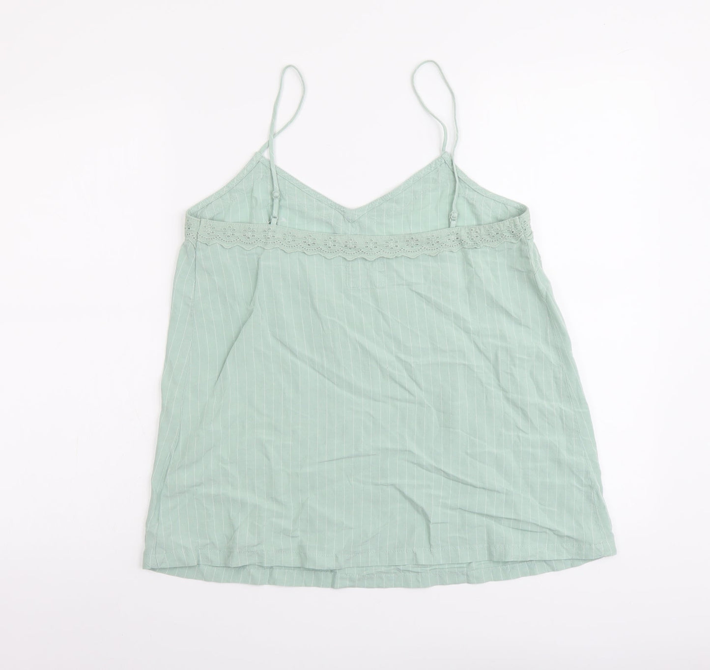 Womens UK Size 10 Marks and Spencer Green Camisole Tank