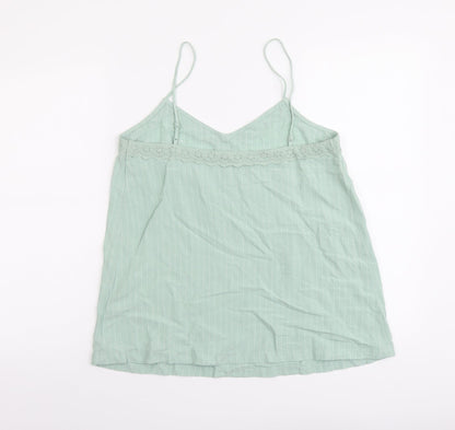 Womens UK Size 10 Marks and Spencer Green Camisole Tank