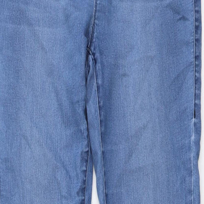 Dorothy Perkins Womens Blue Cotton Jegging Jeans Size 8 L27 in Regular