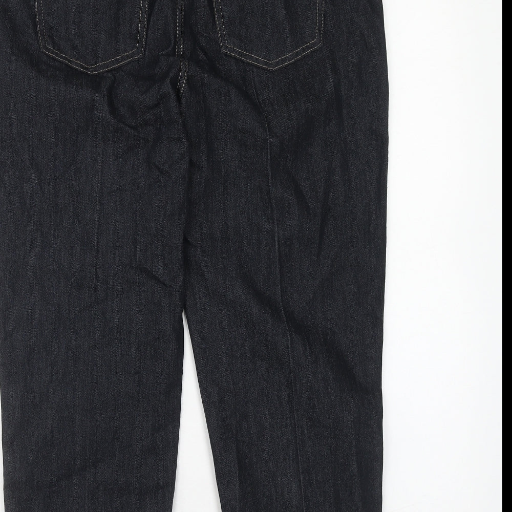 Womens UK Size 14 Marks and Spencer Regular Fit Straight Blue Jeans