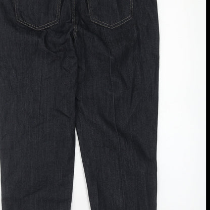 Womens UK Size 14 Marks and Spencer Regular Fit Straight Blue Jeans