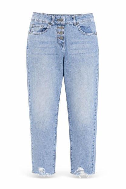 Womens UK Size 6 NEXT Regular Fit Straight Blue Jeans
