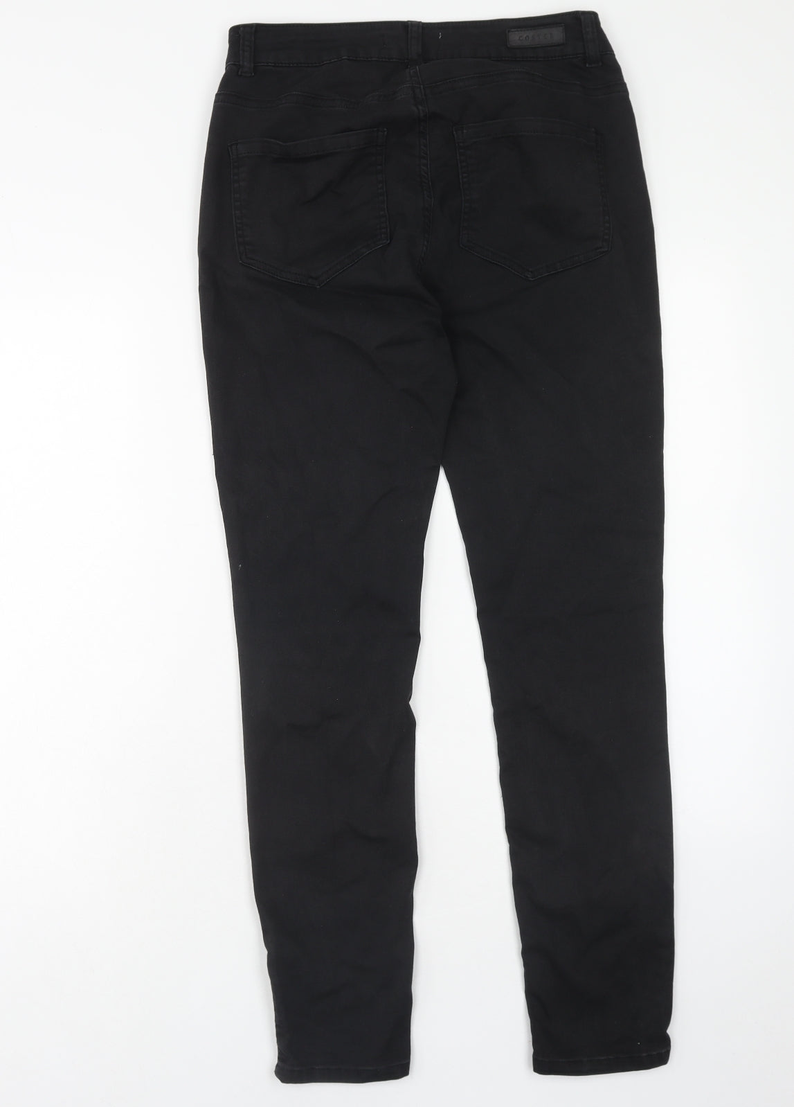 Costes Womens Black Cotton Skinny Jeans Size 33 in Regular Zip