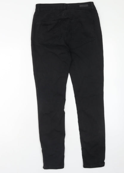 Costes Womens Black Cotton Skinny Jeans Size 33 in Regular Zip
