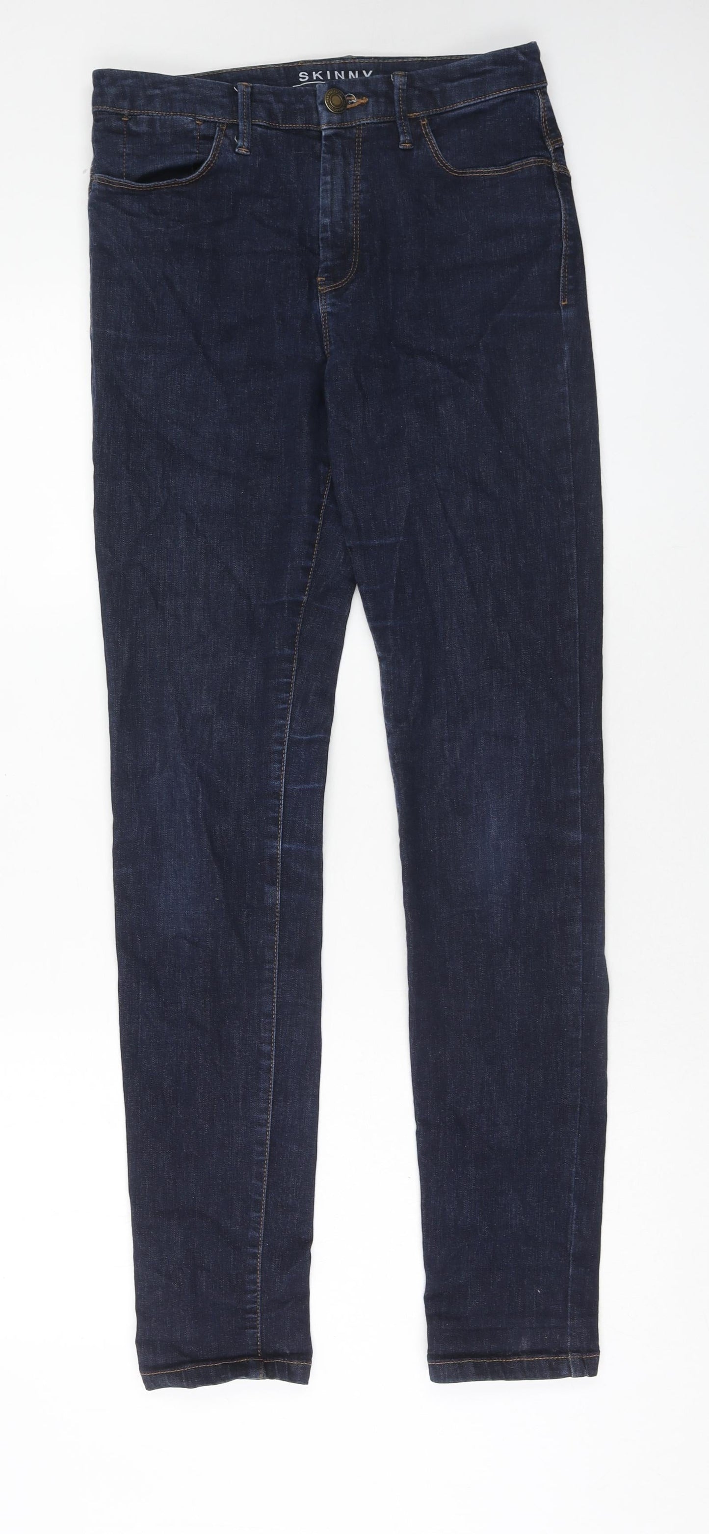 Womens UK Size 10 Marks and Spencer Regular Fit Skinny Blue Jeans