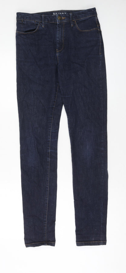 Womens UK Size 10 Marks and Spencer Regular Fit Skinny Blue Jeans