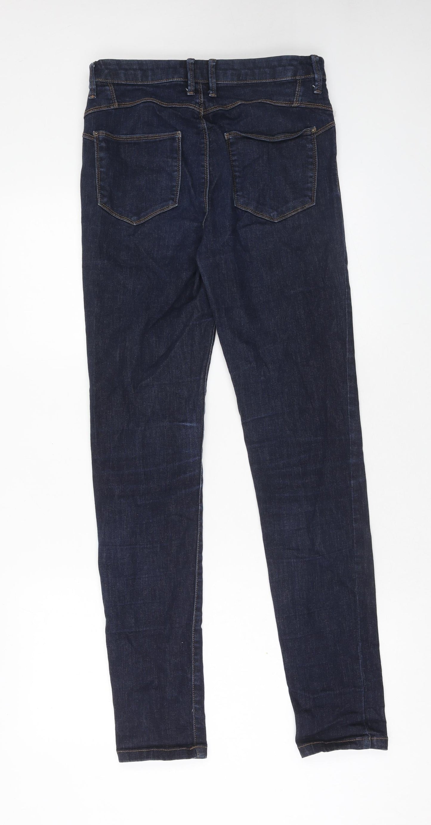 Womens UK Size 10 Marks and Spencer Regular Fit Skinny Blue Jeans