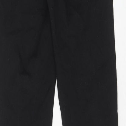 Topshop Womens Black Cotton Skinny Jeans Size 28 in L32 in Regular Zip